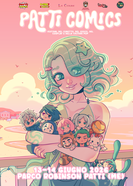 PATTI COMICS 2026 – Il festival della cultura pop torna al Parco Robinson