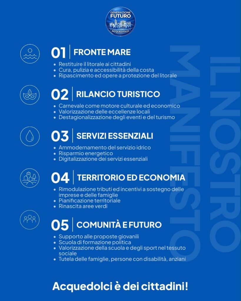 ACQUEDOLCI – Nasce “Generazione Futuro” e Mariangela Gallo dice la sua