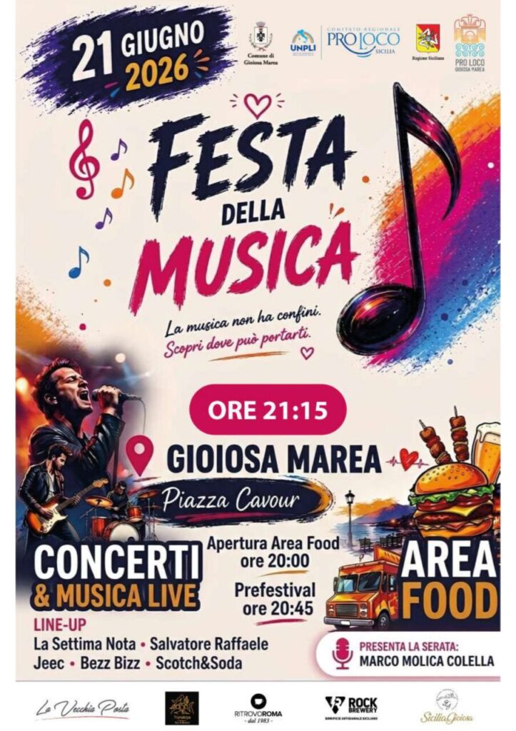 GIOIOSA MAREA – Domani Festa della Musica