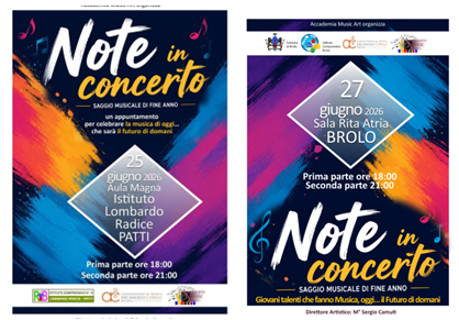 GIOVANI TALENTI – “Note in Concerto” fa tappa a Patti e Brolo sotto la guida di Sergio Camuti