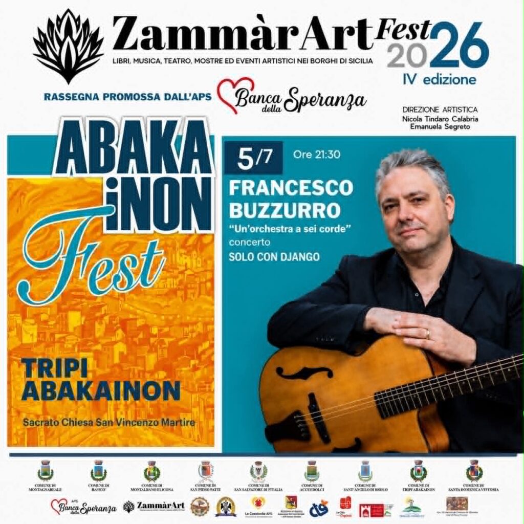 ZAMMÀRART FEST 2026 – Musica, storia e sapori per celebrare l’anima dell’antica Abakainon