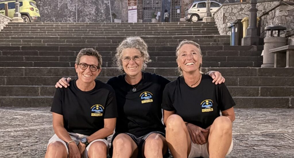 TRAVERSATE – Cristina Scotto, Cristina Faranda e Sabrina Peron, protagoniste di una grande staffetta da Vulcano a Capo Milazzo