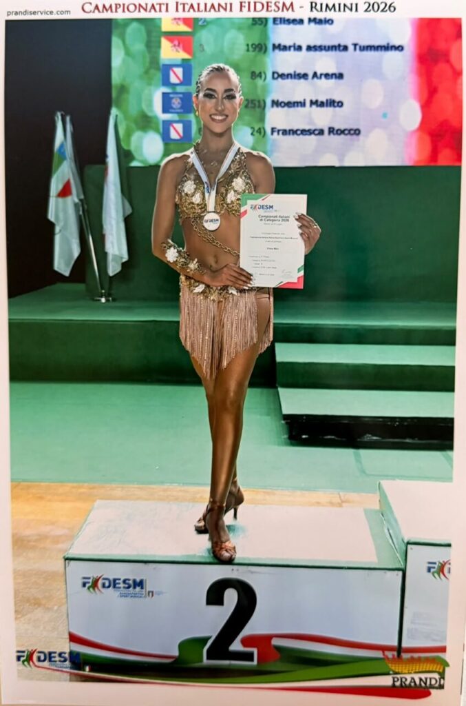 IL SOGNO DI ELISEA – E’ vicecampionessa italiana di danza sportiva