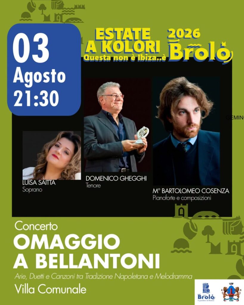 MEMORIA – La notte lirica che omaggia, a Brolo, Giuseppe Bellantoni e profuma di un festival che fu