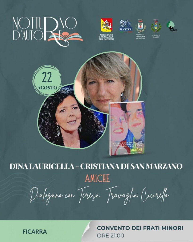 FICARRA – “Notturno d’Autore”: questa sera si parla di amicizia e sorellanza
