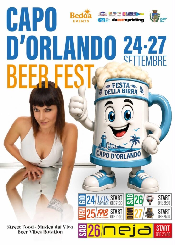 CAPO D’ORLANDO BEER FEST 2026 – Quattro giorni di musica, street food e spettacoli