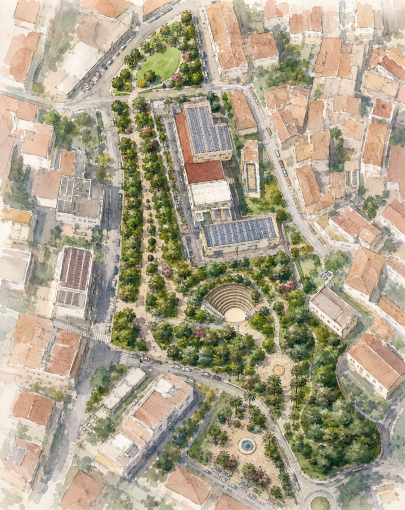 DIVAGAZIONI SUL TEMA – Dal “Triangolo della Carrubera” ad una nuova visione urbanistica: la proposta di Carmelo Castrovinci per il futuro di Brolo. E la satira scopre il contenzioso con i Lancia