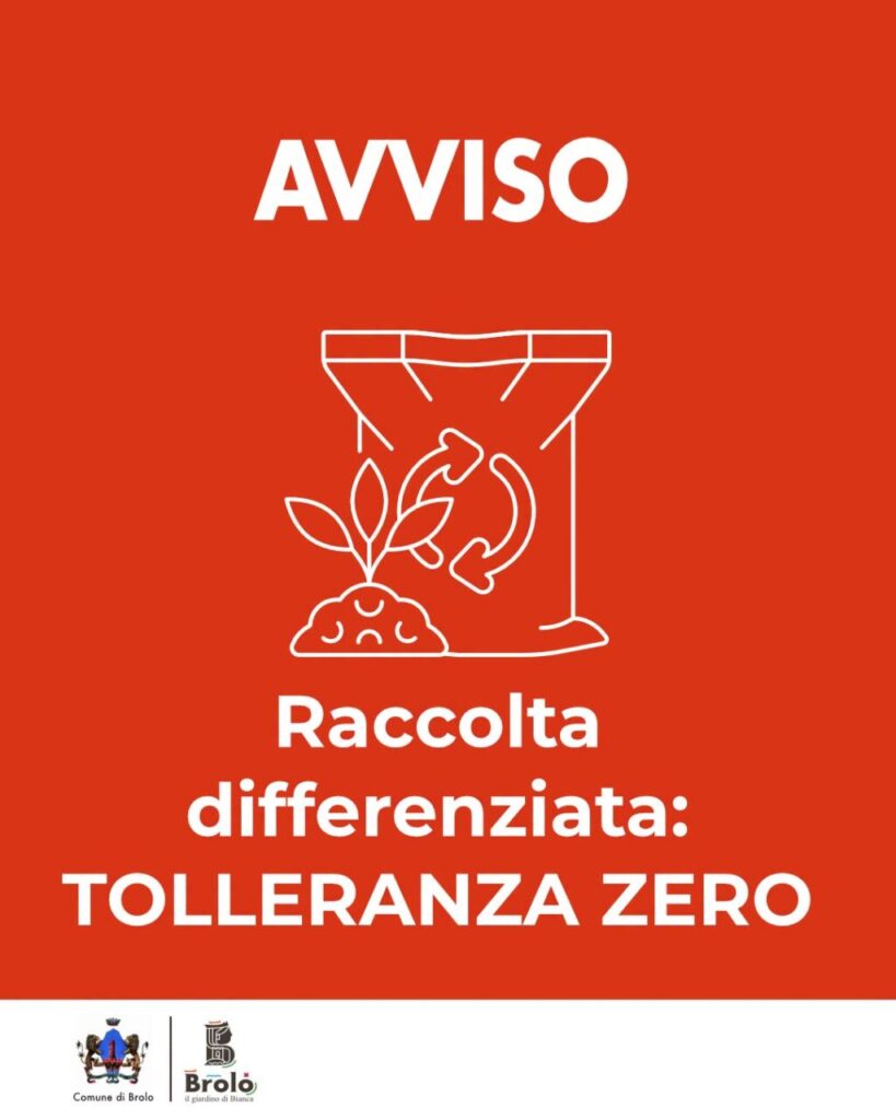 BROLO – Raccolta differenziata: Tolleranza Zero