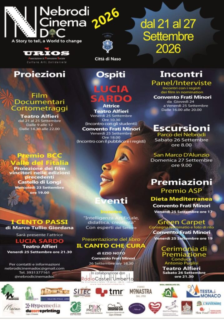 CINEMA – Al via la nuova edizione del Nebrodi Cinema Doc