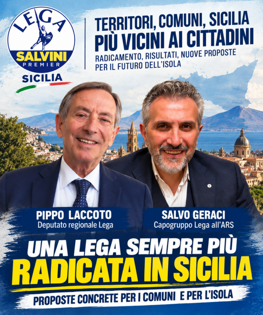 LEGA SICILIA – Laccoto e Geraci: più radicamento nei territori e 100 milioni in più per i Comuni
