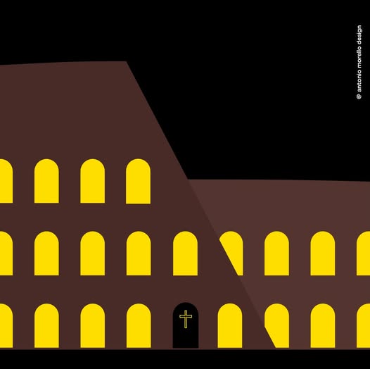 GRAFICA OLTRE IL FATTO – Buio Indelebile al Colosseo