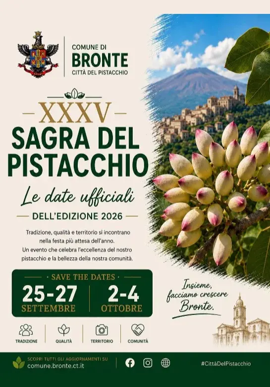 BRONTE – Presentata la 35ª Sagra del Pistacchio