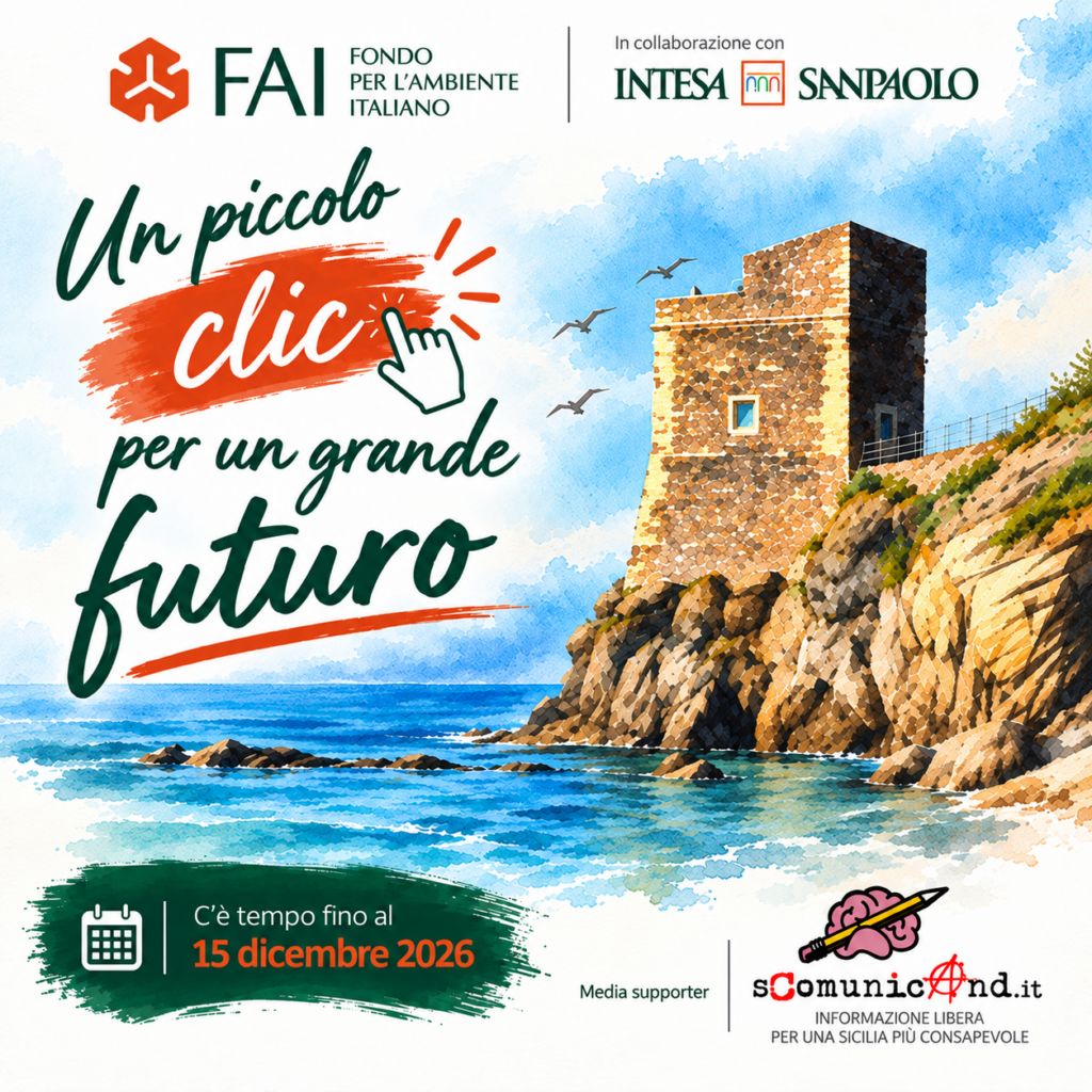 LUOGHI DEL CUORE FAI – La Torre delle Ciavole vola: prima in Sicilia e già 16ª in Italia. Adesso non fermiamoci