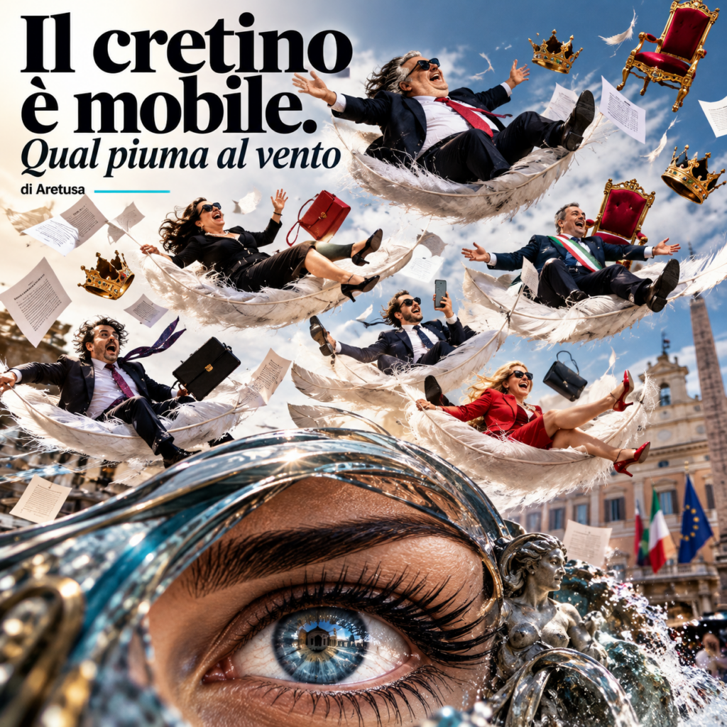 IL PUNTO – # Il cretino è mobile. Qual piuma al vento