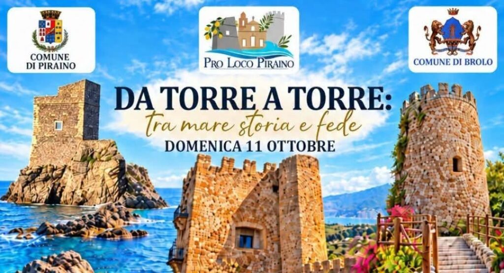 DA TORRE A TORRE – Da Brolo a Piraino: un cammino tra mare, storia e fede