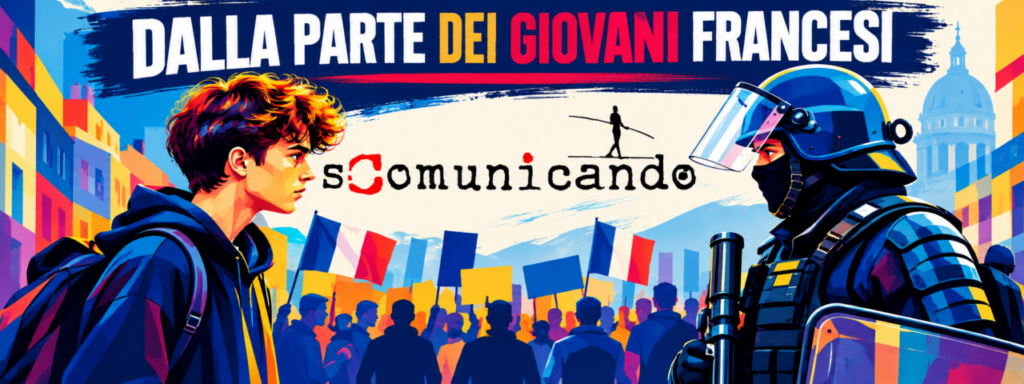 IL PUNTO – Un disegno che racconta le proteste di questi giorni. E una domanda che dovrebbe scuotere anche l’Italia: ma veramente va tutto bene?
